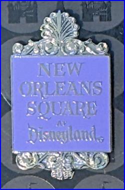 RARE DISNEY DISNEYLAND NEW ORLEANS SQUARE 50th ANNIVERSARY 8PC PIN SET LE 1500 RARE DISNEY DISNEYLAND NEW ORLEANS SQUARE 50th ANNIVERSARY 8PC PIN SET LE 1500