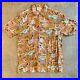 RARE_Disneyland_50th_Anniversary_Attractions_M_Button_up_Retro_Shirt_SHAG_USA_01_oh