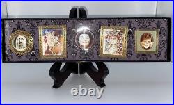 RARE Disneyland 50th Anniversary Haunted Mansion Portrait Pin Set LE 1500 NIB