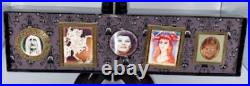 RARE Disneyland 50th Anniversary Haunted Mansion Portrait Pin Set LE 1500 NIB