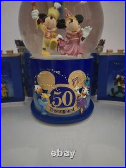 RARE Disneyland 50th Anniversary Snow Globe Happiest Homecoming on Earth RARE Disneyland 50th Anniversary Snow Globe Happiest Homecoming on Earth