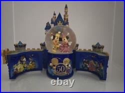RARE Disneyland 50th Anniversary Snow Globe Happiest Homecoming on Earth RARE Disneyland 50th Anniversary Snow Globe Happiest Homecoming on Earth