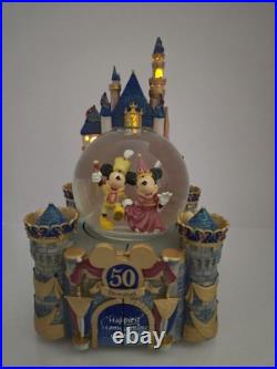 RARE Disneyland 50th Anniversary Snow Globe Happiest Homecoming on Earth RARE Disneyland 50th Anniversary Snow Globe Happiest Homecoming on Earth
