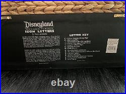 RARE Disneyland 50th Icon Letters Critter Country Disney Dave Avanzino Shadowbox