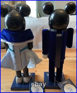 RARE Disneyland 60th Anniversary Nutcracker set Mickey & Minnie Limited Release
