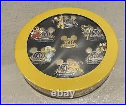 RARE Disneyland Collectible Pins 50th Anniversary Mickey & Friends New Sealed