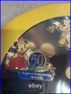 RARE Disneyland Collectible Pins 50th Anniversary Mickey & Friends New Sealed