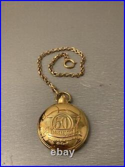 RARE Disneyland Resort 50th Anniversary Pocket Watch 2005 Timepiece Special