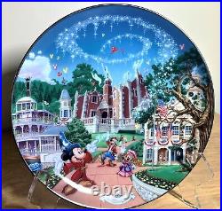 Rare Complete Set 12 Disneyland 25th Anniversary Collectors Plates Disney New