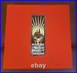 Rare Disneyland 50th Anniversary 6 CD Box Set LE #1604 Gold Vinyl Record