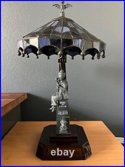 Rare Disneyland 50th Anniversary Haunted Mansion Stained Glass Lamp 2005 Ltd 999