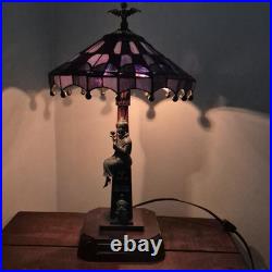 Rare Disneyland 50th Anniversary Haunted Mansion Stained Glass Lamp 2005 Ltd 999 Rare Disneyland 50th Anniversary Haunted Mansion Stained Glass Lamp 2005 Ltd 999