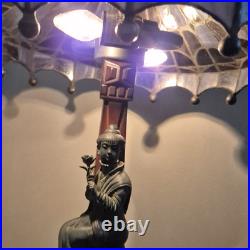 Rare Disneyland 50th Anniversary Haunted Mansion Stained Glass Lamp 2005 Ltd 999 Rare Disneyland 50th Anniversary Haunted Mansion Stained Glass Lamp 2005 Ltd 999