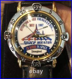 Rare! Disneyland Limited Edition 71/120 Space Mountain 20th Anniversary Watch