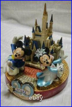 Rare Mickey Mouse Disneyland 20th Anniversary Cinderella Castle Mickey Minnie