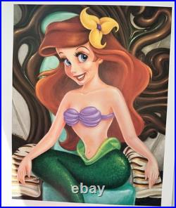 Rare Peter Emmerich Disney Disneyland 45th Anniversary Ariel Numbered Print