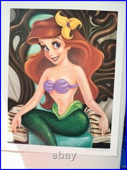 Rare Peter Emmerich Disney Disneyland 45th Anniversary Ariel Numbered Print
