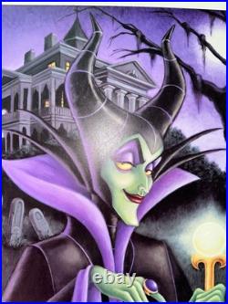 Rare Peter Emmerich Disney Disneyland 45th Anniversary Maleficent Numbered Print