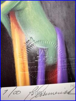 Rare Peter Emmerich Disney Disneyland 45th Anniversary Maleficent Numbered Print