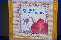 Repro Disney Disneyland Club 33 Enchanted Tiki Room 50th Anniversary Framed Prop