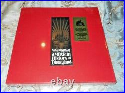 SEALED! A Musical History Of Disneyland Box Set, 50th Anniversary 6 CDs & Book