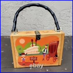 SHAG Disneyland 50TH Anniversary Wood Box Purse SHAG Signed + Doodle SHAG Disneyland 50TH Anniversary Wood Box Purse SHAG Signed + Doodle
