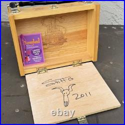 SHAG Disneyland 50TH Anniversary Wood Box Purse SHAG Signed + Doodle SHAG Disneyland 50TH Anniversary Wood Box Purse SHAG Signed + Doodle
