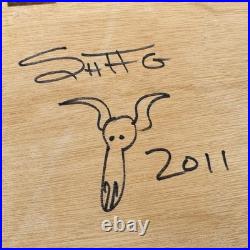 SHAG Disneyland 50TH Anniversary Wood Box Purse SHAG Signed + Doodle SHAG Disneyland 50TH Anniversary Wood Box Purse SHAG Signed + Doodle