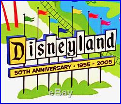 SHAG Disneyland Park Map 50th Anniversary 300 Limited Edition DLR
