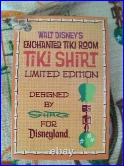 SHAG Disneyland Tiki Room 40th Anniversary Aloha Shirt size Medium