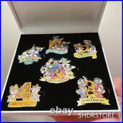 SHDR Disney Pin limited 300 6pins 5th anniversary shanghai disneyland Mickey