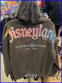 (SMALL) 2025 Disneyland 70th Anniversary Vintage Authentic Zipped Hoodie
