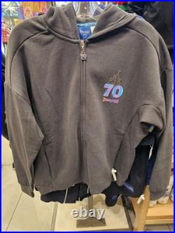 (SMALL) 2025 Disneyland 70th Anniversary Vintage Authentic Zipped Hoodie