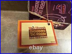 Set 4 Disney World Disneyland Enchanted Tiki Room 50th Anniversary Shag Coasters