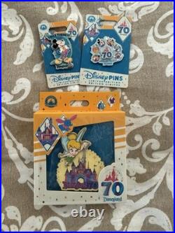 Set Of 3 Disneyland 70th Anniversary Released Today! Magic Key Limited Edition
