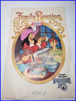Set Of 3 Vintage Kraft's 25th Anniversary Disneyland 1979 39 X 25 Posters