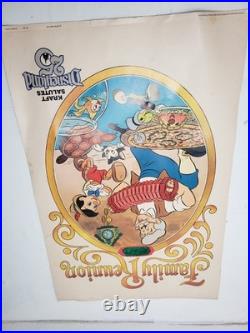 Set Of 3 Vintage Kraft's 25th Anniversary Disneyland 1979 39 X 25 Posters