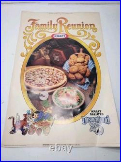 Set Of 3 Vintage Kraft's 25th Anniversary Disneyland 1979 39 X 25 Posters