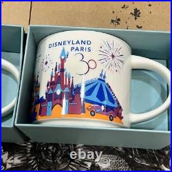 Set Of Disneyland Paris Limited Mugs Types 30Th Anniversary from japan