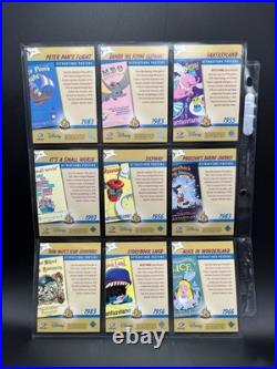 Set of 50 Disneyland 2005 50th Anniversary Attraction Collectors Trading Cards
