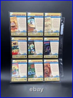 Set of 50 Disneyland 2005 50th Anniversary Attraction Collectors Trading Cards
