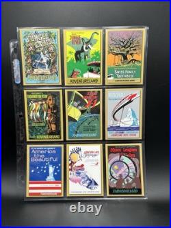 Set of 50 Disneyland 2005 50th Anniversary Attraction Collectors Trading Cards