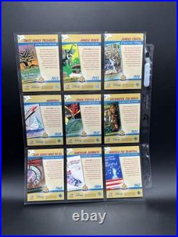 Set of 50 Disneyland 2005 50th Anniversary Attraction Collectors Trading Cards