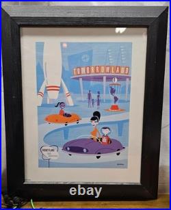 Shag Disneyland 50th Anniversary Tomorrowland Print (2005)