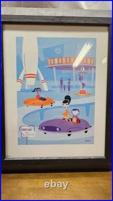 Shag Disneyland 50th Anniversary Tomorrowland Print (2005)