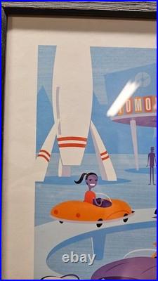 Shag Disneyland 50th Anniversary Tomorrowland Print (2005)