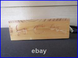 Shag Disneyland 50th Anniversary Wood Cigar Box Purse Frontierland 2005 Shag Disneyland 50th Anniversary Wood Cigar Box Purse Frontierland 2005