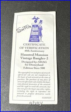 Shag Haunted Mansion Bangles 40th Anniversary LE 500 Disneyland