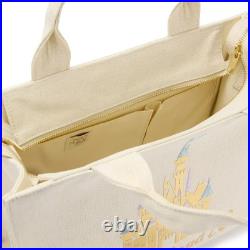 Sleeping Beauty Castle Woven Tote Disneyland 70th Anniversary NEW with Tags