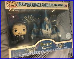 Sleeping Beautys Castle With Walt Disney Funko Pop Disneyland 65th Anniversary